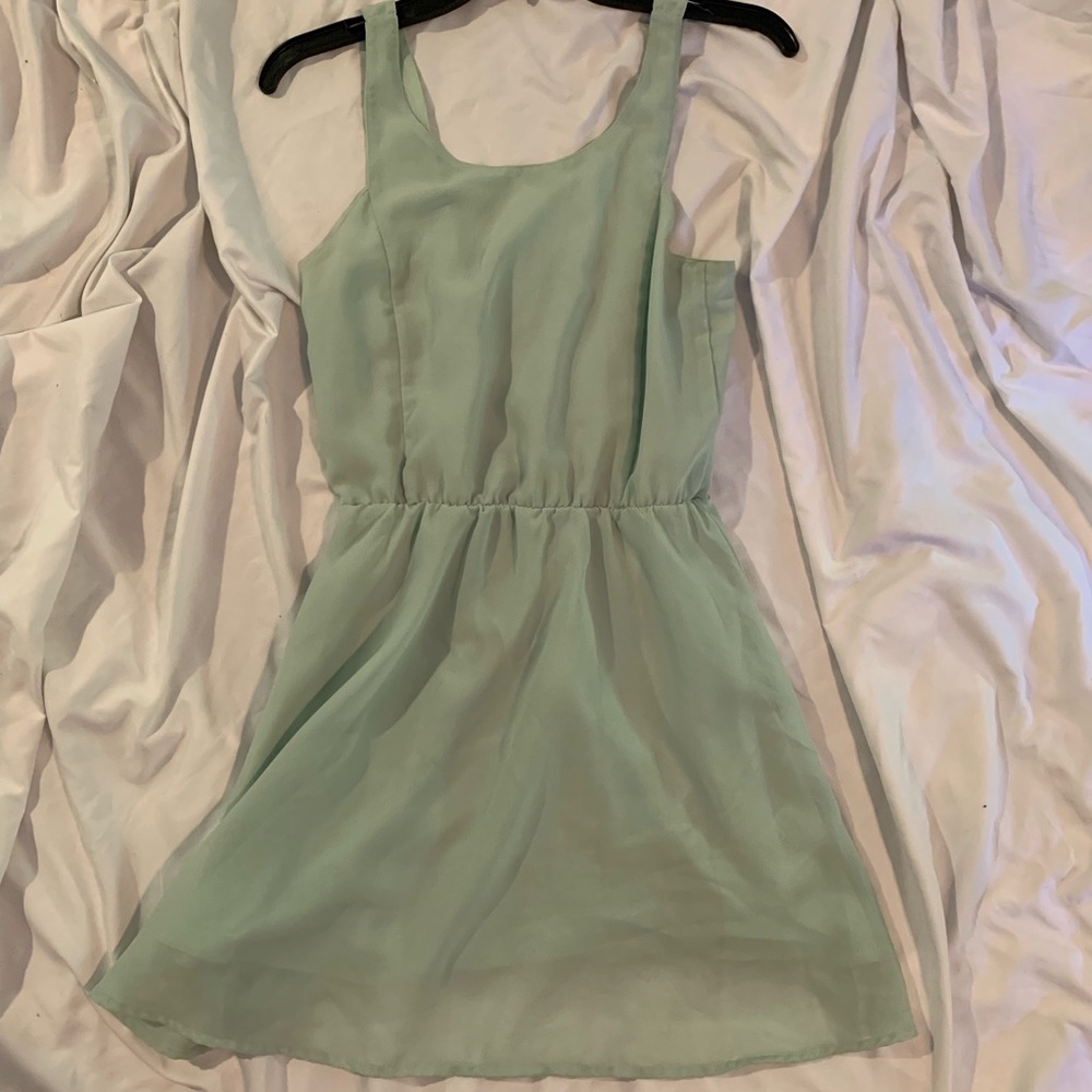 Mint mini dress